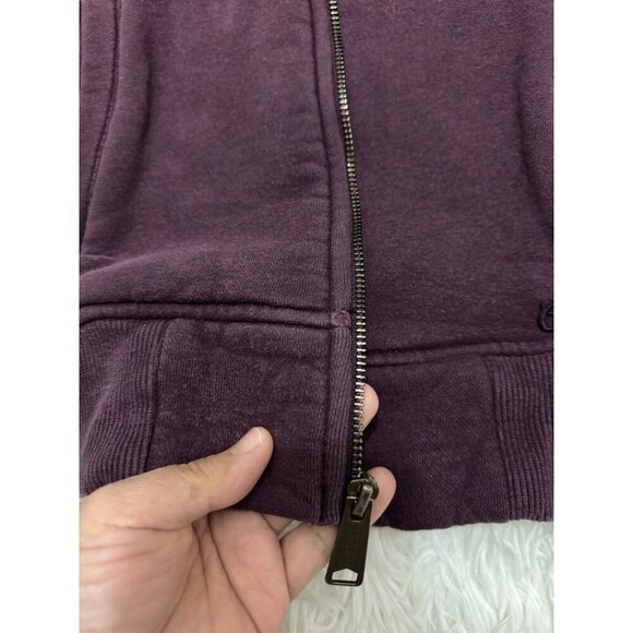 CARHARTT Women Purple Full Zip Fleece Jacket Lined Work Outdoors MEDIUM Spellout - Picture 6 of 13